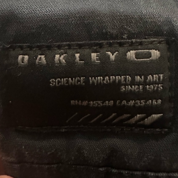 Oakley Easy Jacket Men's Black Casual Military Distressed Size Small 100% Cotton - Picture 4 of 8